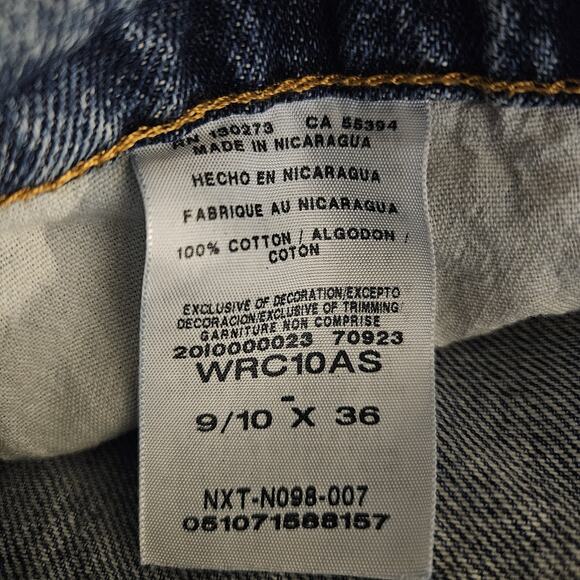 Wrangler Women's Jean Cash Mid Rise Vented Hem Ultimate Riding Size 9/10 Cowgirl - Picture 6 of 6